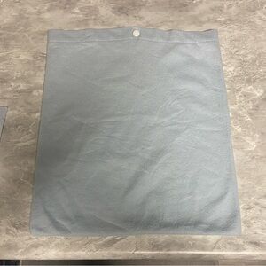 ❌SOLD❌ For Heating Pad 12"x13" Cover Only, Baby Blue Felt & Poly. Snap Close